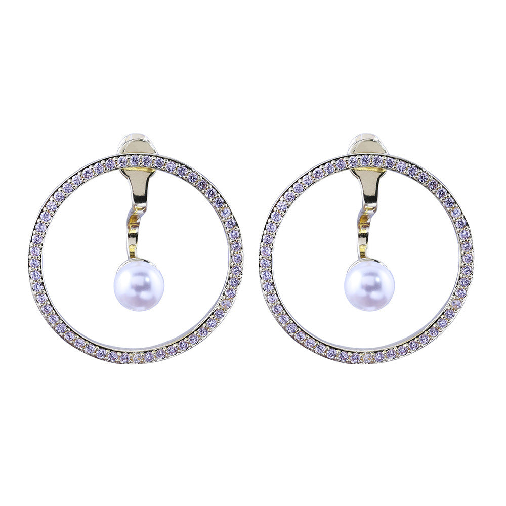 Trendy Earrings Creative Geometric Ring