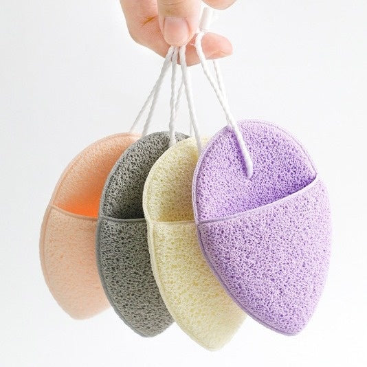 Finger Slippers Facial Cleansing Puff Konjac Face Washer