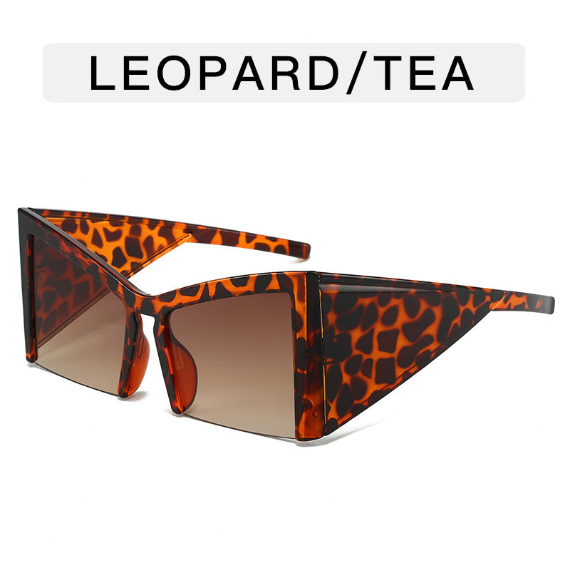 Y2g Special-shaped Half-frame Niche Sunglasses
