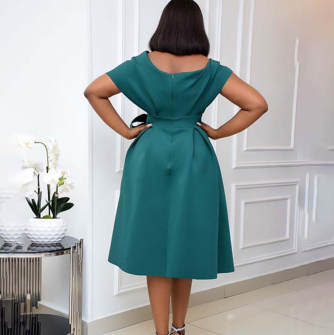 Women's Fashion Personality Bandage Temperament Dress