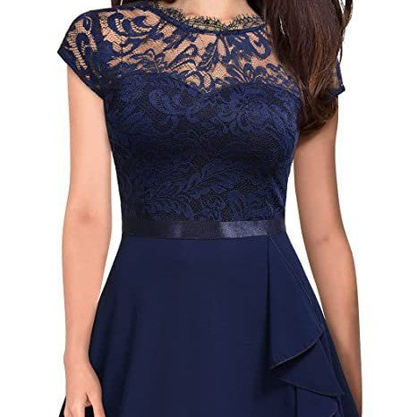 Waist-controlled Large Hem Temperament Dress