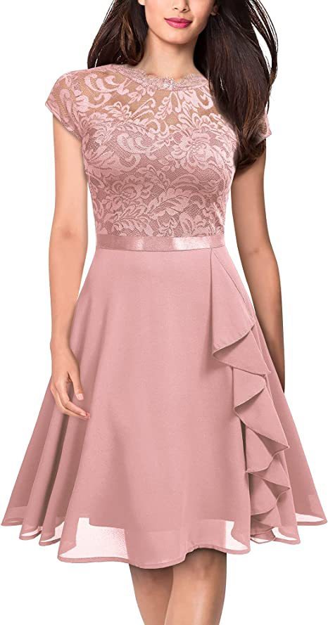 Waist-controlled Large Hem Temperament Dress