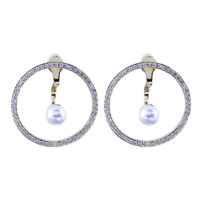 Trendy Earrings Creative Geometric Ring
