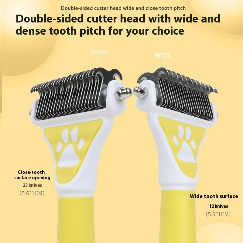 Dog Comb Float Hair Cleaning Knot Untying Comb Cat Comb Pet Supplies