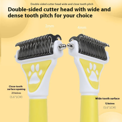 Dog Comb Float Hair Cleaning Knot Untying Comb Cat Comb Pet Supplies
