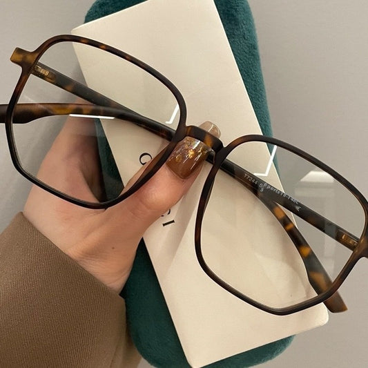 Large Frame Irregular Glasses Round Face Super Light Oversized