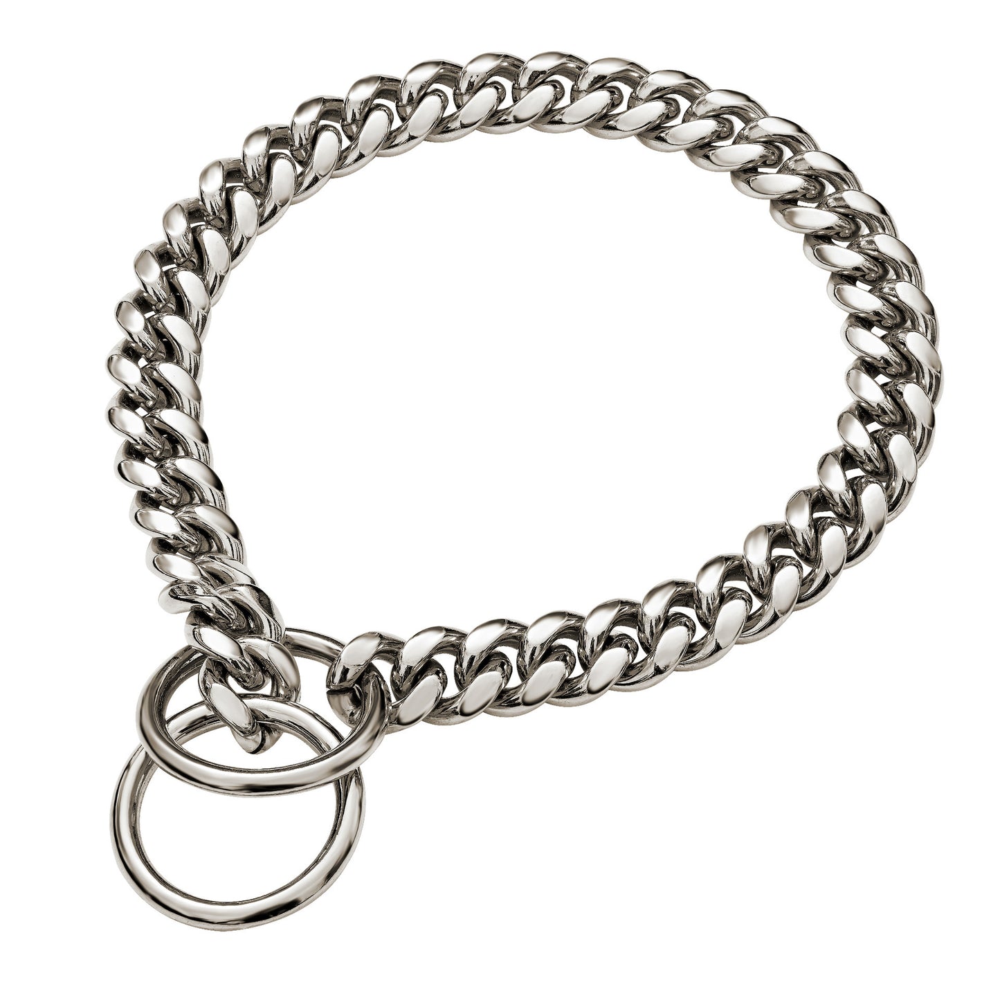 Small And Medium Sized Pet Dog Leash Stainless Steel Encrypted Collar