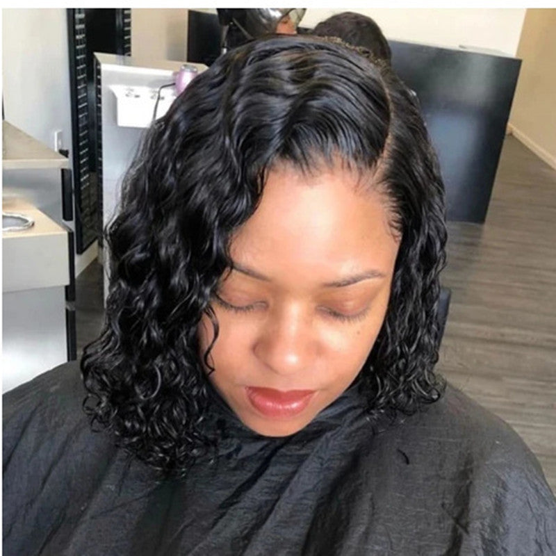 Women's Black Long Curly Hair