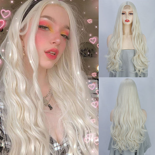 Small Lace Front Lace Chemical Fiber Headgear Long