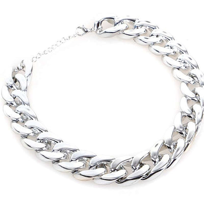 Dog Gold Color Chain Chain Buckle Small And Medium Size Dog Collar Pet Necklace Ornament