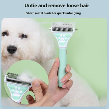 Dog Comb Float Hair Cleaning Knot Untying Comb Cat Comb Pet Supplies
