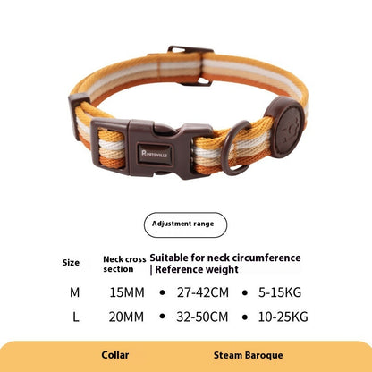 Retro Record Hand Holding Rope Small And Medium-sized Dogs Collar Vest