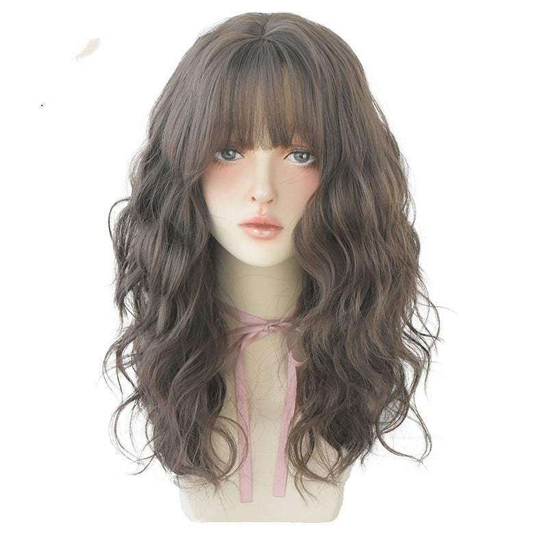 European And American Air Bangs Water Ripple Curls