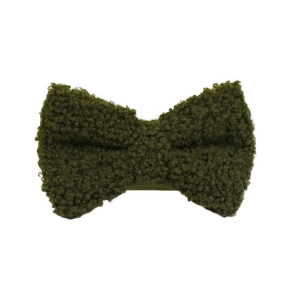 Army Green Velvet Pet Collar Vest