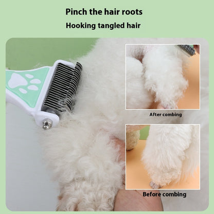 Dog Comb Float Hair Cleaning Knot Untying Comb Cat Comb Pet Supplies