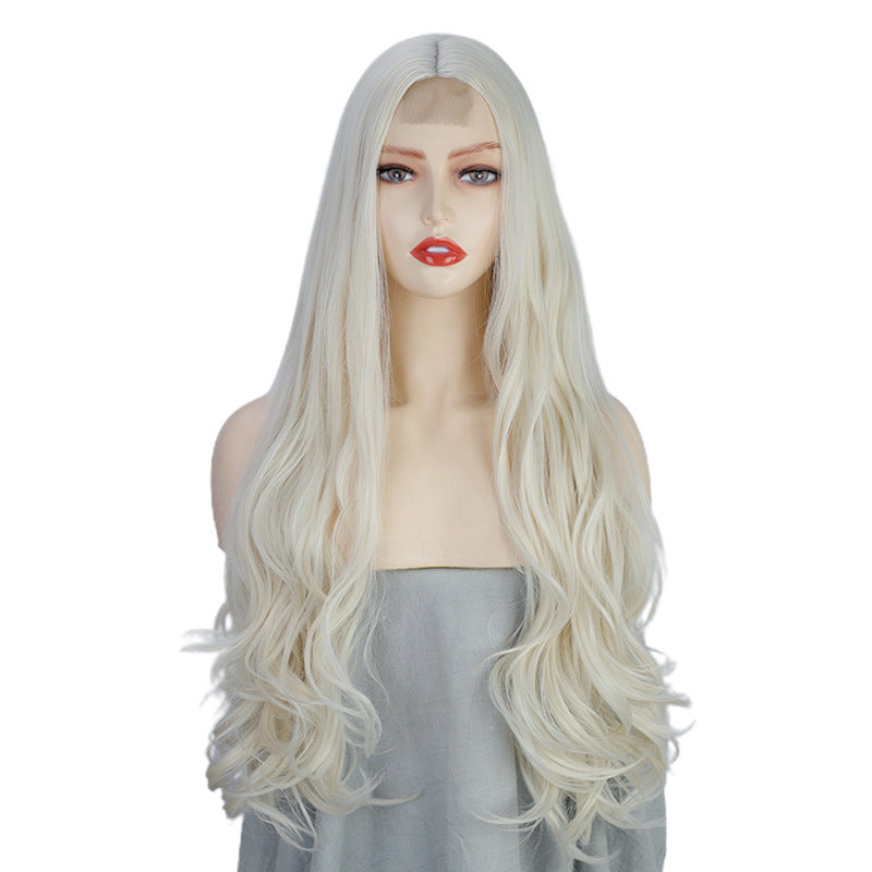 Small Lace Front Lace Chemical Fiber Headgear Long