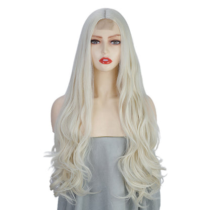 Small Lace Front Lace Chemical Fiber Headgear Long