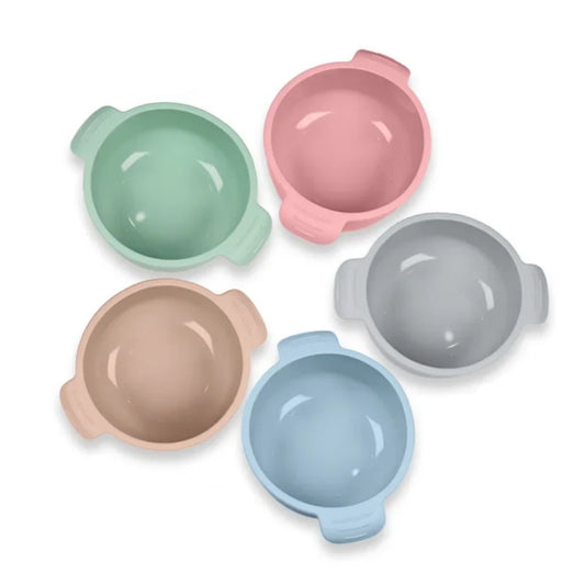 Premium Silicone Pet Bowl - Durable And Lightweight Watering Bowl For Dogs And Cats Pet Bowl With Suction Cups For Both Ears
