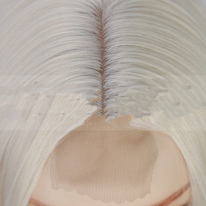 Small Lace Front Lace Chemical Fiber Headgear Long