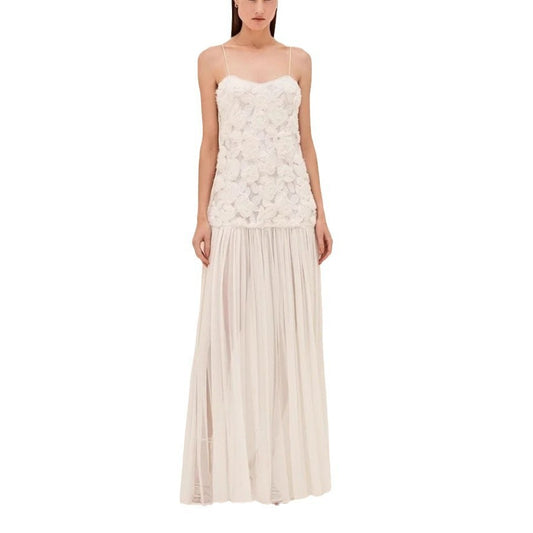 Women's Suspender Dress Three-dimensional Flowers