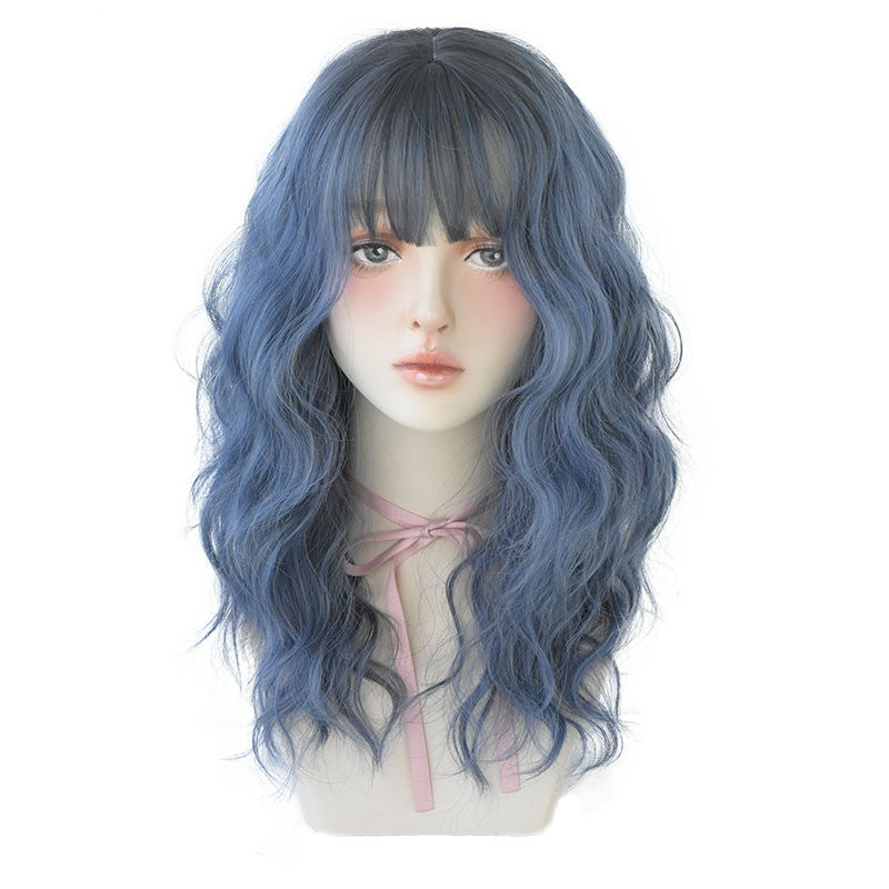 European And American Air Bangs Water Ripple Curls