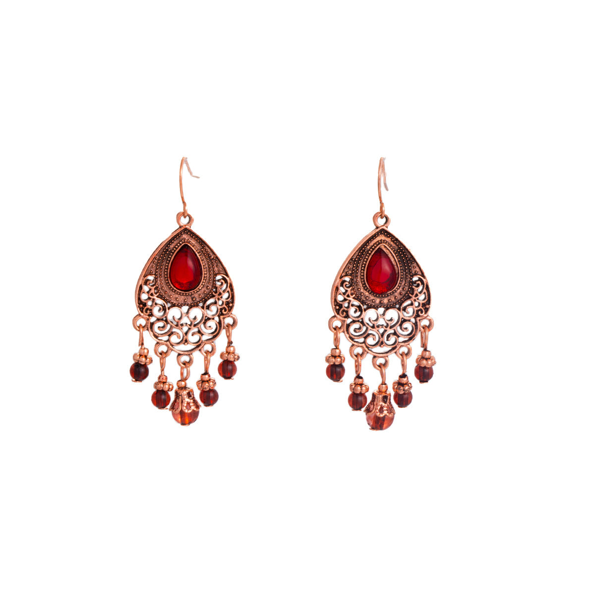 Fashion Personality Water Drop Pattern Tassel Ear Hook
