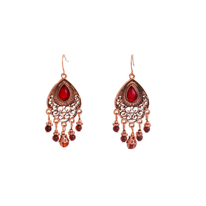 Fashion Personality Water Drop Pattern Tassel Ear Hook
