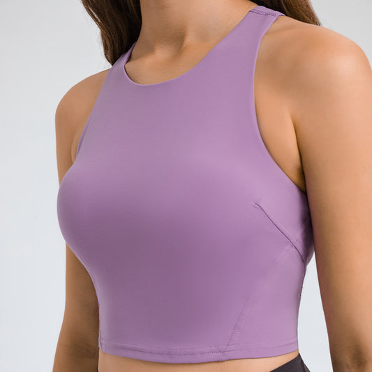 Sports Vest With Chest Pad Women's Shockproof Beauty Back Yoga Clothes