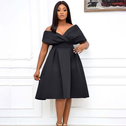 Women's Fashion Personality Bandage Temperament Dress