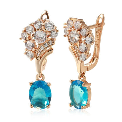 Fashion Personality Glossy Hollow Women's Earrings