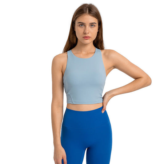 Sports Vest With Chest Pad Women's Shockproof Beauty Back Yoga Clothes