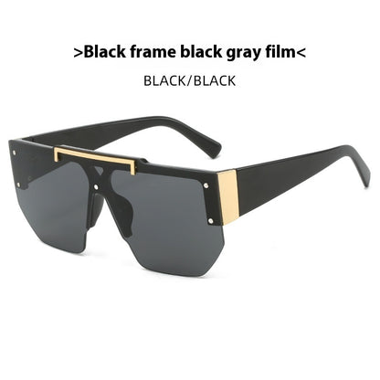 European And American Fashion Large Rim Sunglasses Cycling