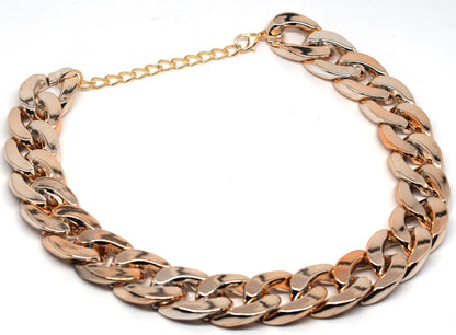Dog Gold Color Chain Chain Buckle Small And Medium Size Dog Collar Pet Necklace Ornament
