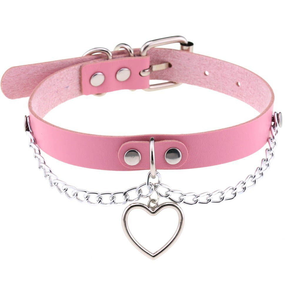 Chain Heart-shaped Collar Clavicle Necklace