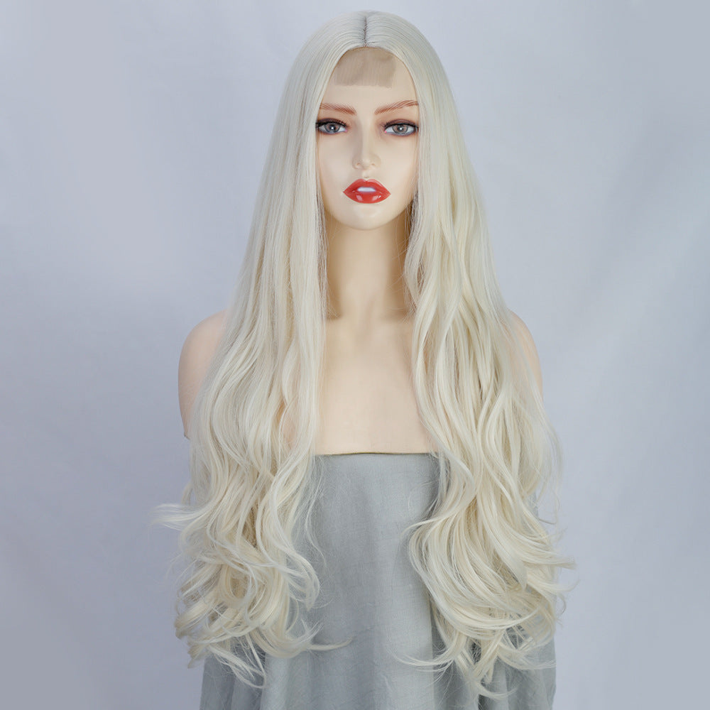 Small Lace Front Lace Chemical Fiber Headgear Long