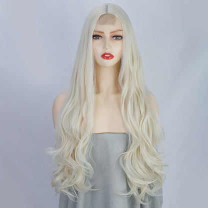 Small Lace Front Lace Chemical Fiber Headgear Long