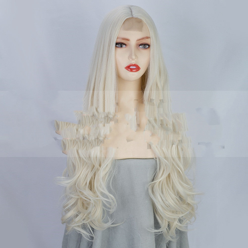 Small Lace Front Lace Chemical Fiber Headgear Long
