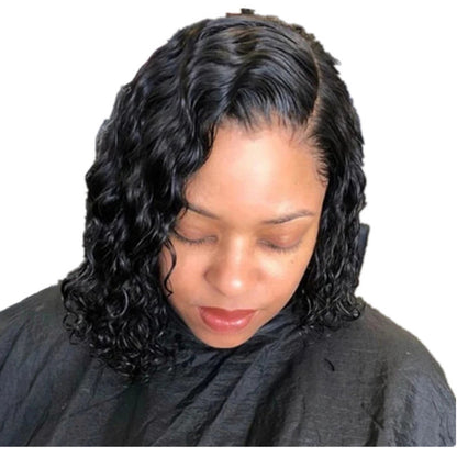 Women's Black Long Curly Hair