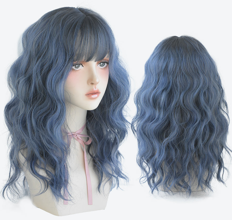 European And American Air Bangs Water Ripple Curls