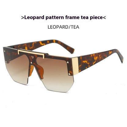 European And American Fashion Large Rim Sunglasses Cycling