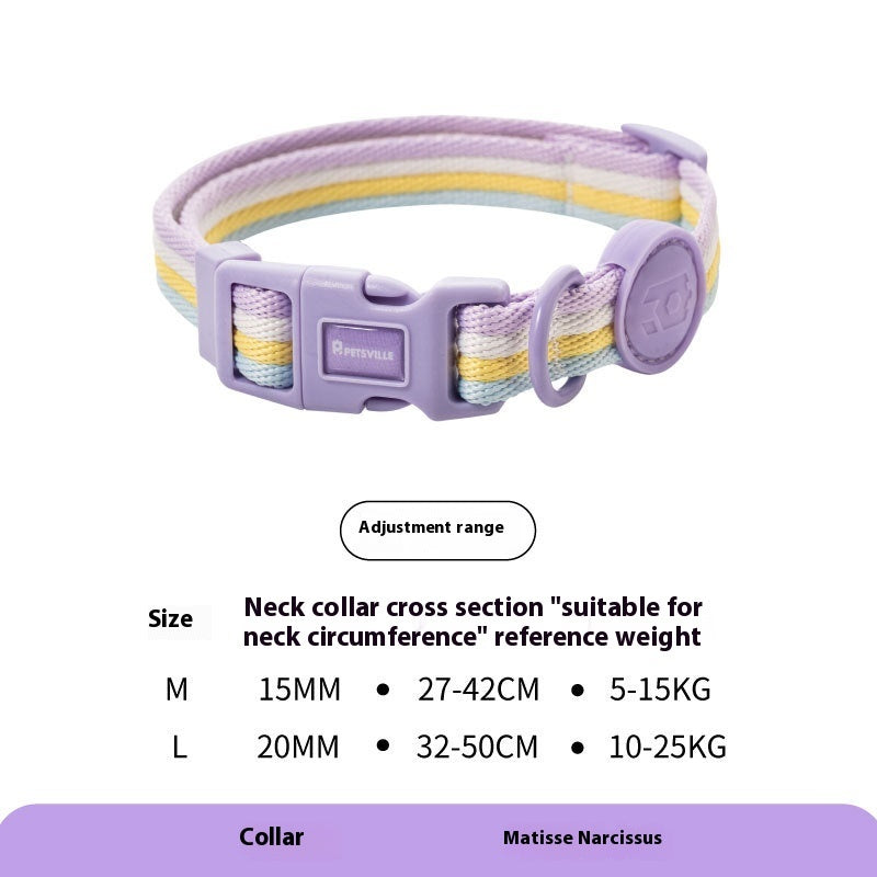 Retro Record Hand Holding Rope Small And Medium-sized Dogs Collar Vest
