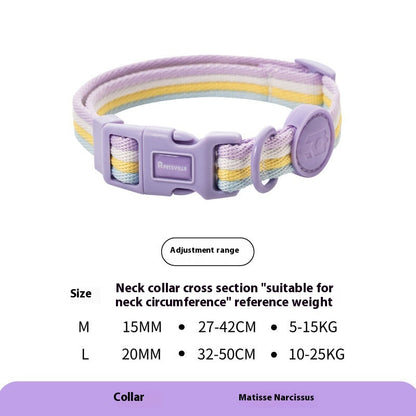 Retro Record Hand Holding Rope Small And Medium-sized Dogs Collar Vest