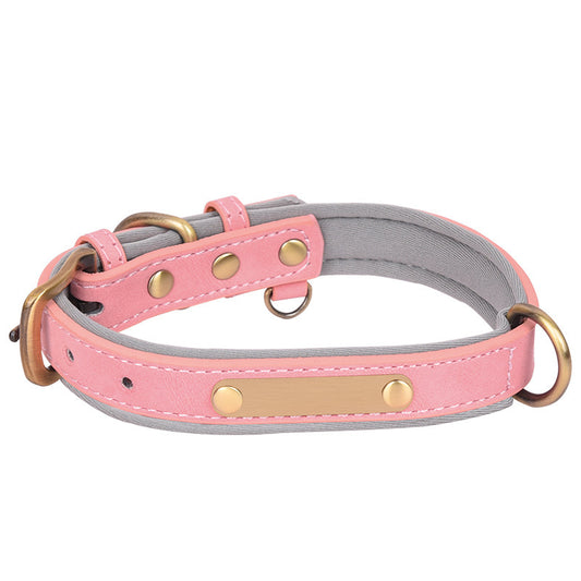Pet Collar Can Carve Writing Breathable Dog Harness