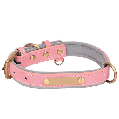 Pet Collar Can Carve Writing Breathable Dog Harness