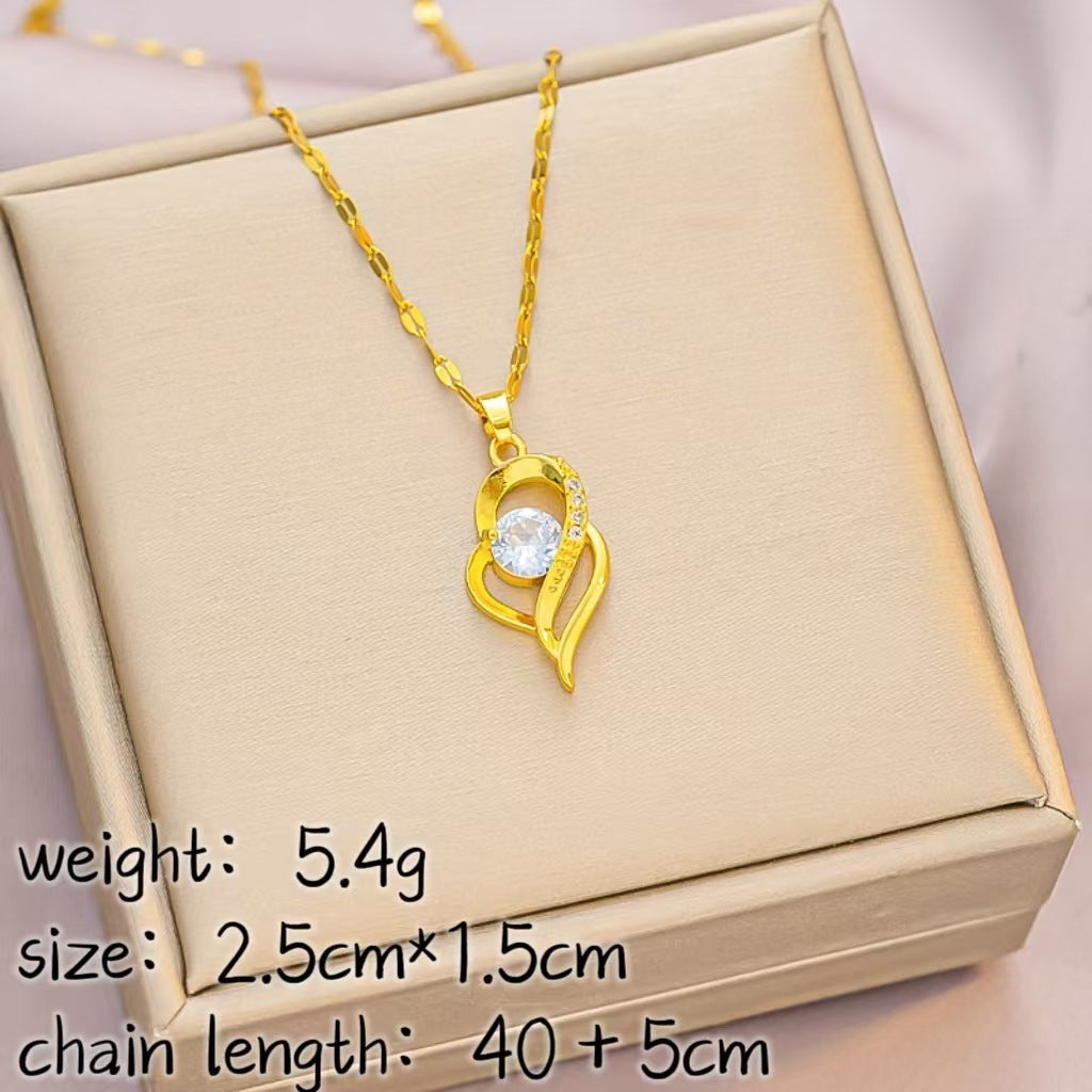 Love Heart-shaped Necklace At First Sight