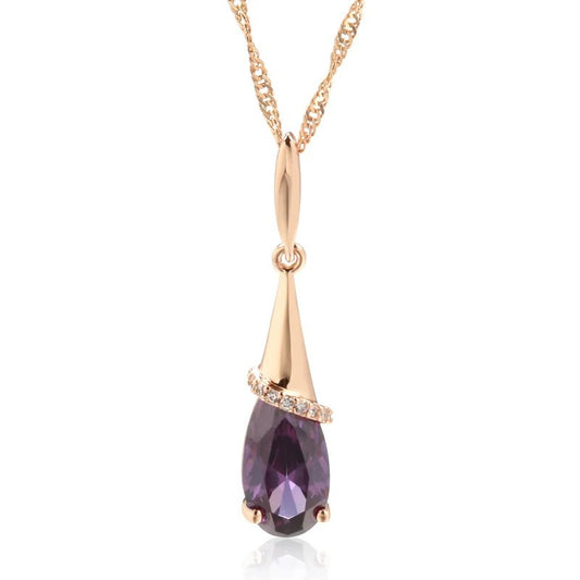 H1218 Personality Trendy Zircon Necklace