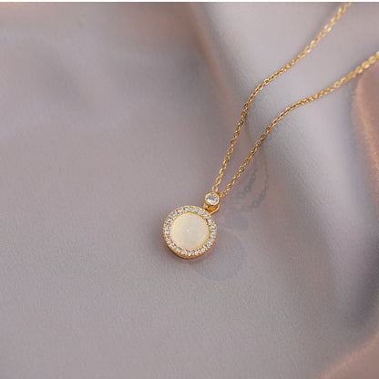 Rotating Opal Necklace For Women