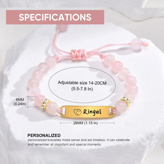Creative Crystal Pearl Bead Woven Bracelet